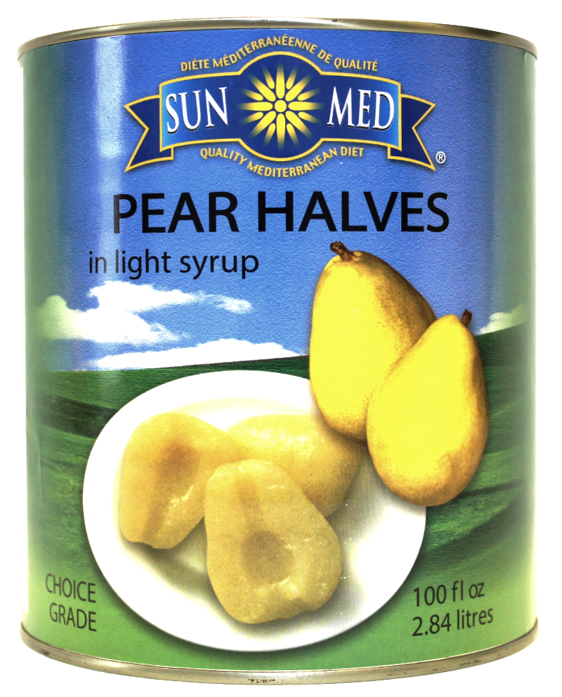 Pear Halves in light syrup – 2.84 L