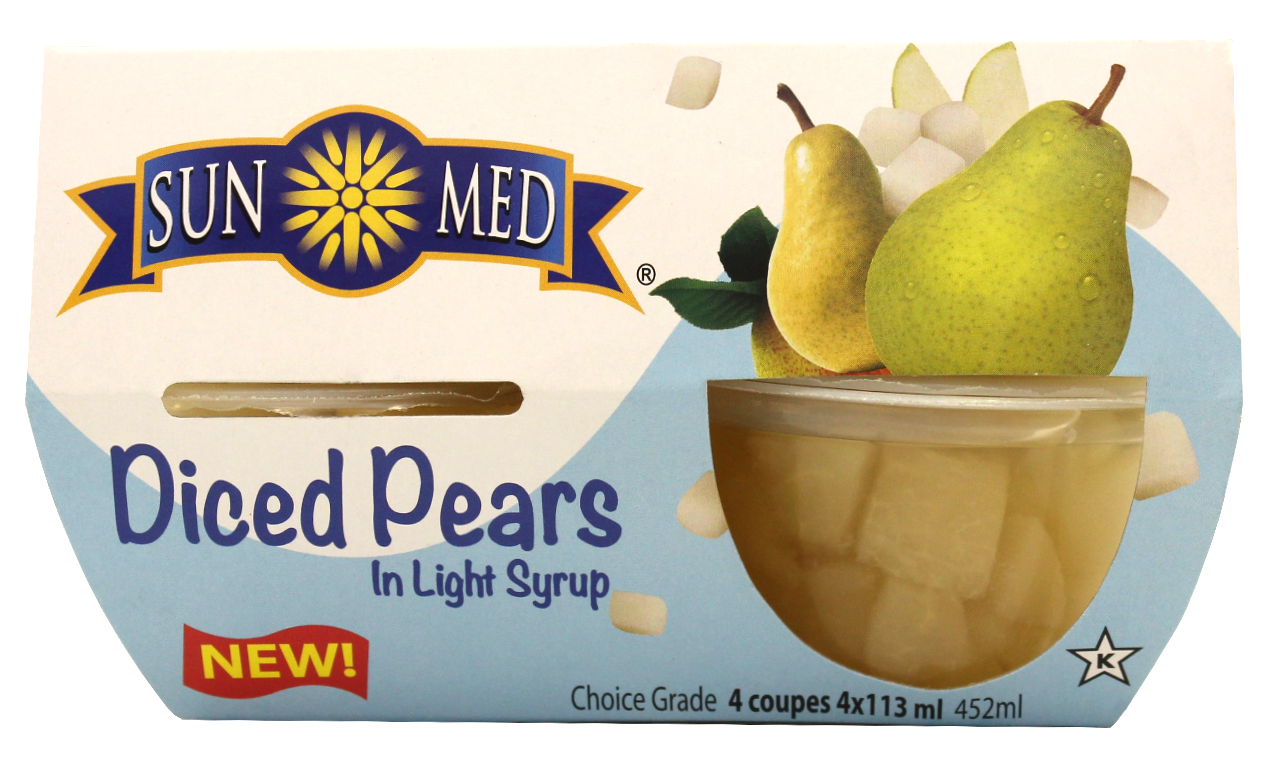 Pears Bartlett Diced – 113 ml