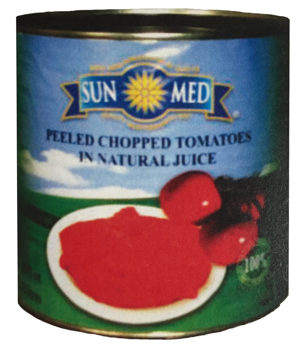 Diced peeled tomatoes in natural juice – 2.42 L
