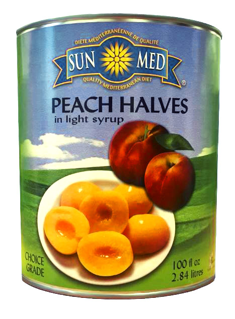 Peach Halves in light syrup – 2.84 L