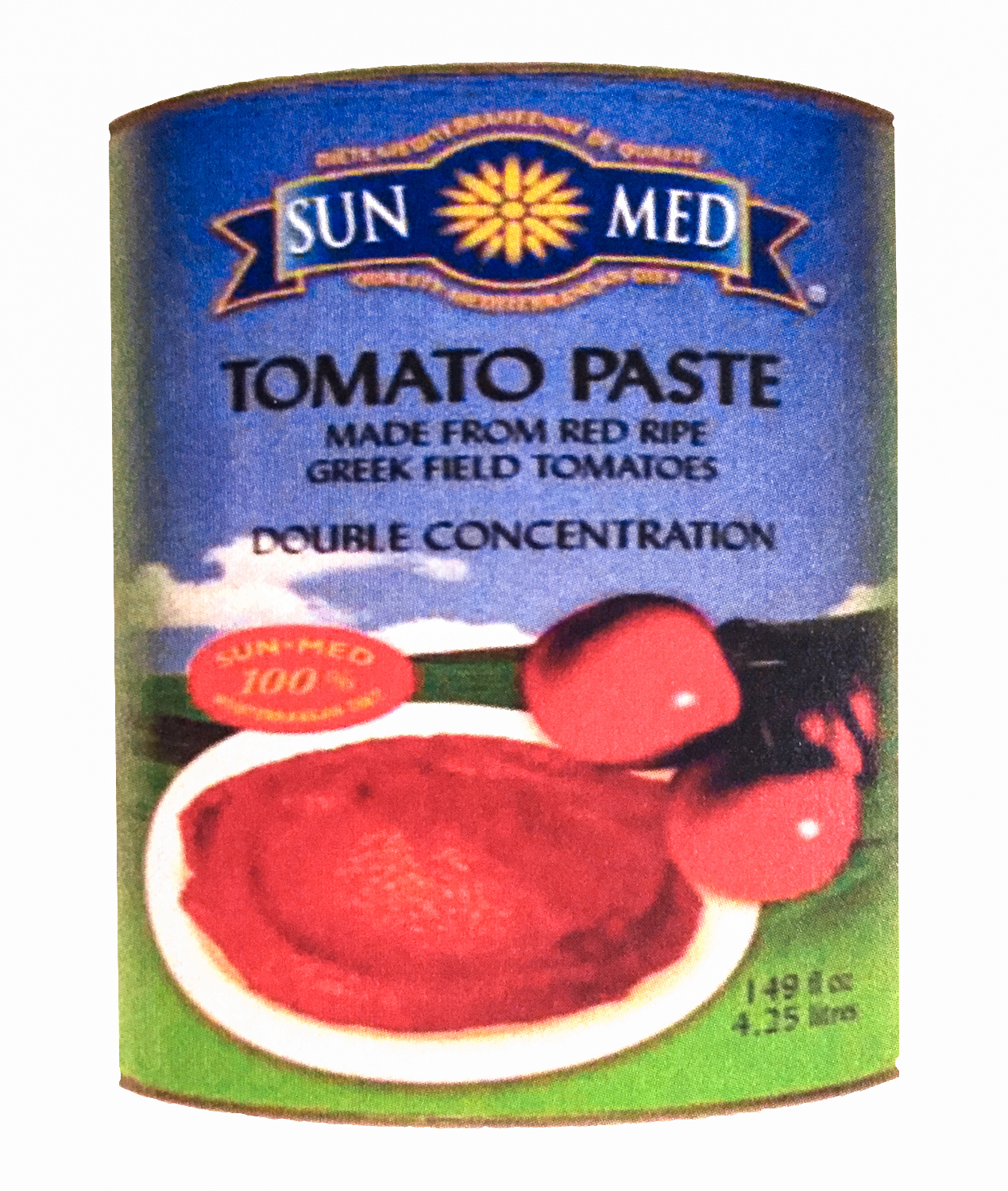 Tomato paste from red ripe Greek tomatoes – 5kg